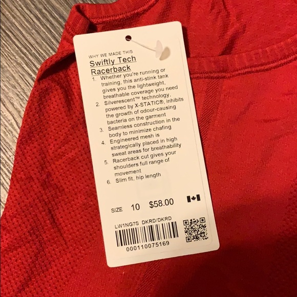 NWT Lululemon Swiftly Tech Racerback - Picture 5 of 7